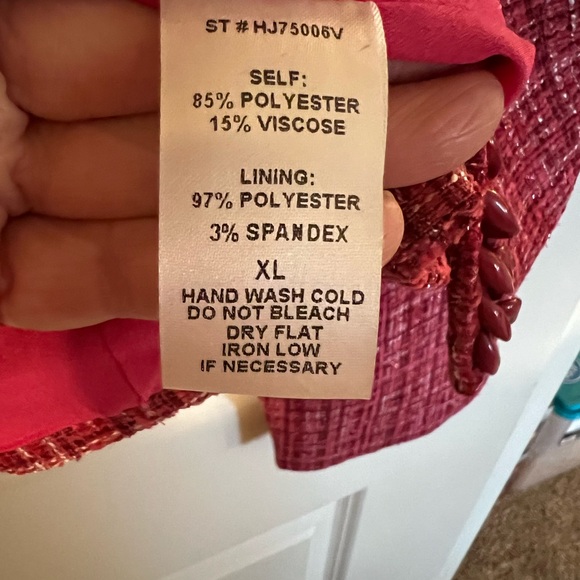 NWT A Peach Be Bold Tweed Chain Blazer - Picture 8 of 11